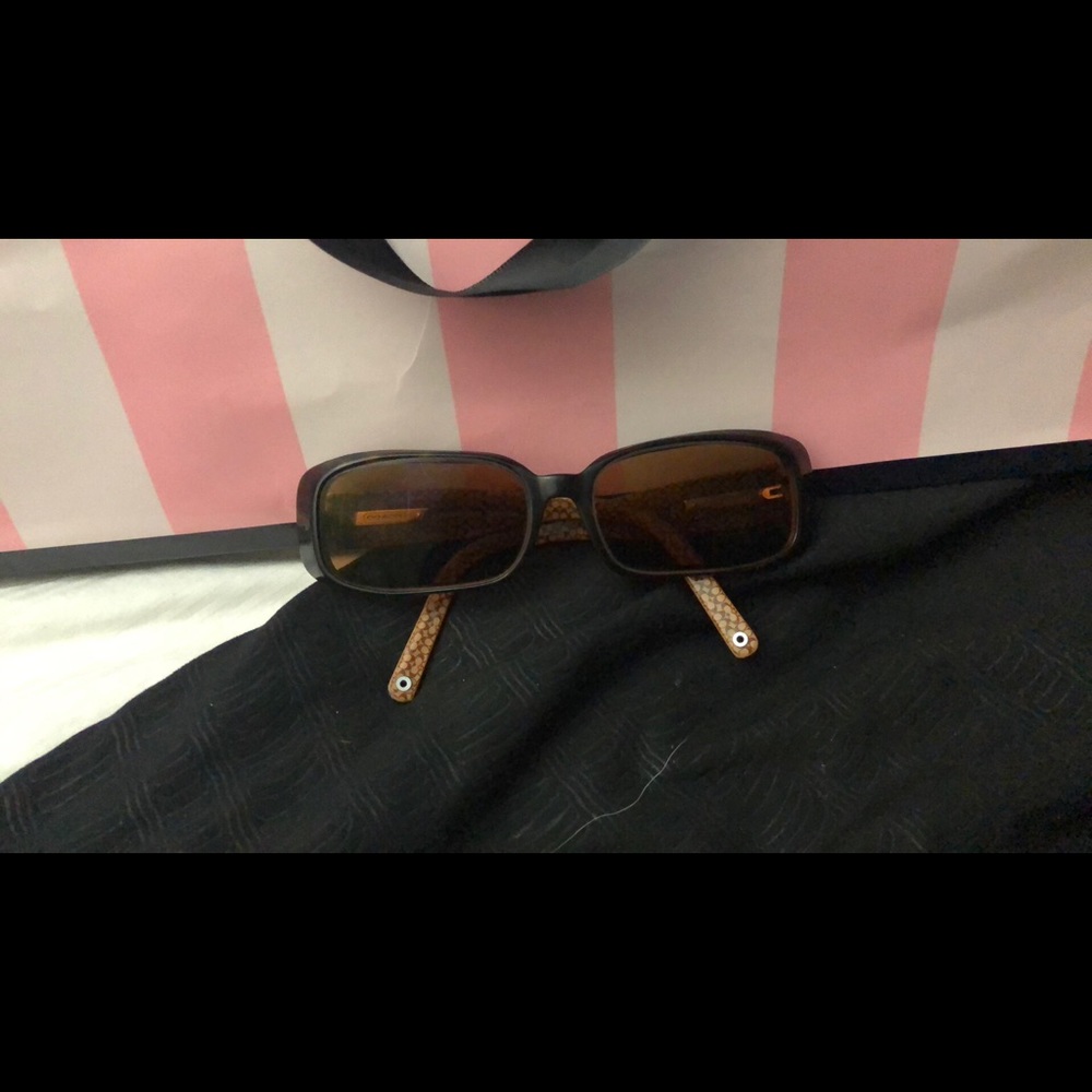 Coach Dark Tortoise Rectangle Sunglasses Frames